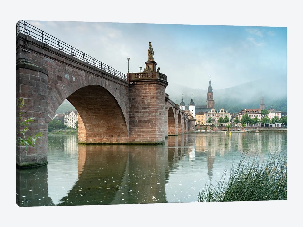 Heidelberg Old Bridge And Neckar River In Summer, Germany by Jan Becke 1-piece Art Print