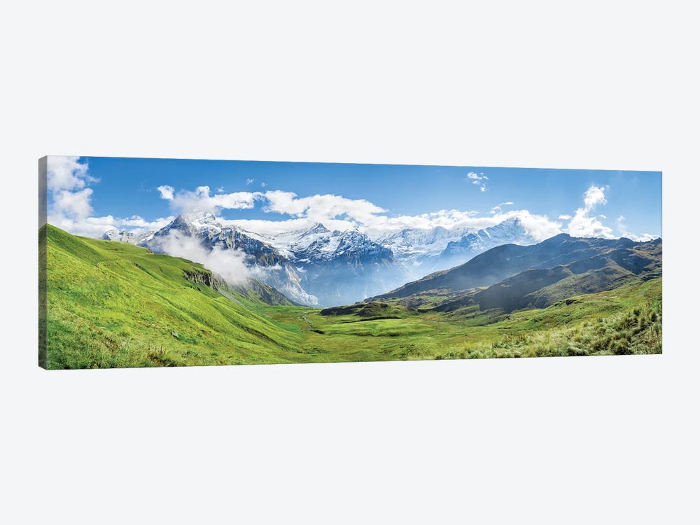 Scenic View Of The Alps Near Grindelwald 1-piece Canvas Artwork