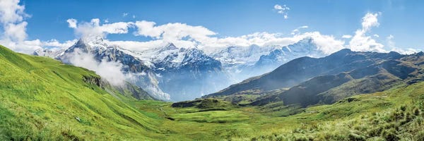 Mountains: Scenic View Of The Alps Near Grindelwald by Jan Becke