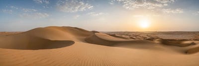 Empty Quarter, Rub Al Khali Desert Panorama, Abu Dhabi, United Arab Emirates by Jan Becke acrylic art print