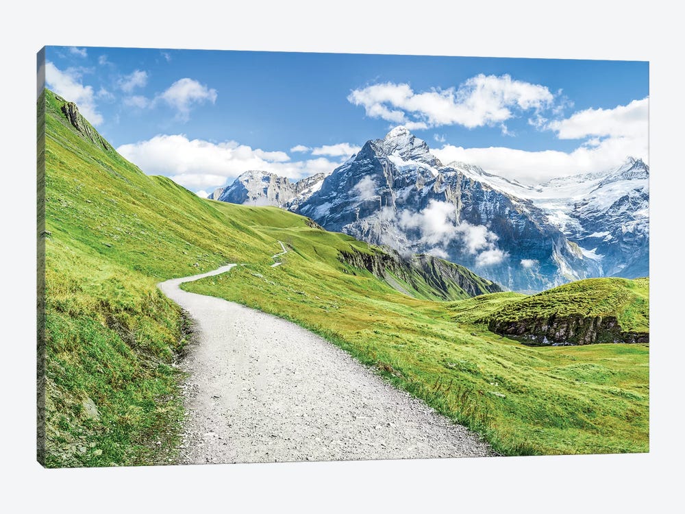 Grindelwald In The Swiss Alps by Jan Becke 1-piece Art Print