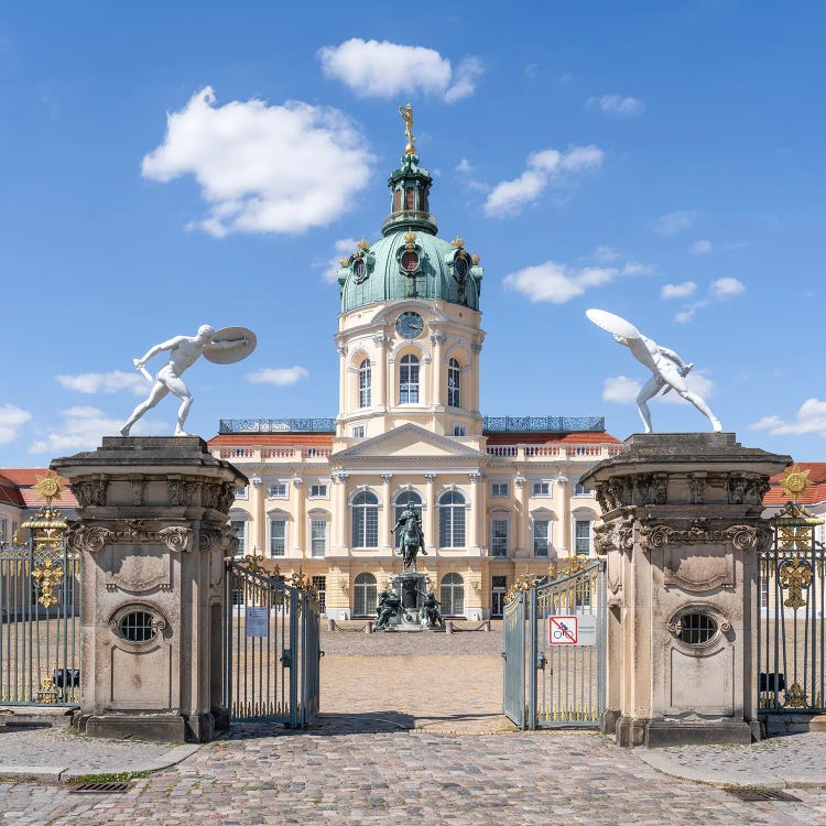 Charlottenburg Palace (Schloss Charlottenburg) In Summer, Berlin, Germany