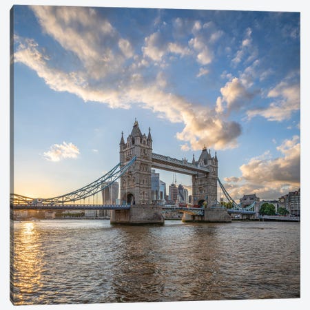 Tower Bridge London, United Kingdom Canvas Print #JNB2632} by Jan Becke Art Print