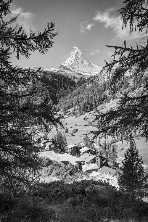 Matterhorn Mountain Seen From Zermatt, Switzerland