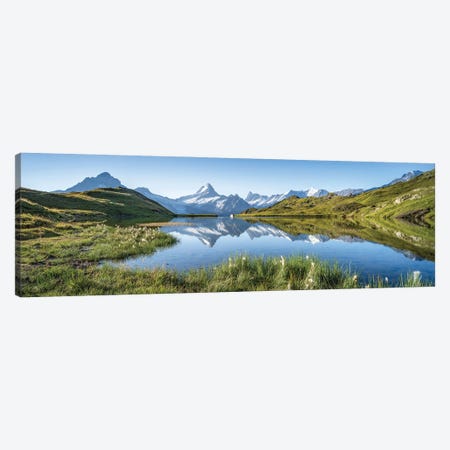 Bachalpsee Lake Panorama At Sunrise In Summer, Grindelwald, Swiss Alps, Switzerland Canvas Print #JNB2680} by Jan Becke Canvas Art