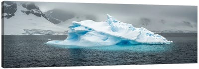 Floating Iceberg In Antarctica, Antarctic Peninsula Canvas Art Print - Jan Becke