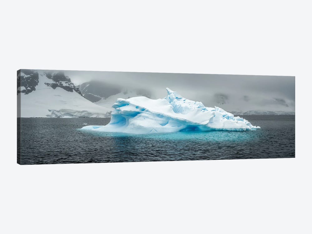 Floating Iceberg In Antarctica, Antarctic Peninsula by Jan Becke 1-piece Canvas Print