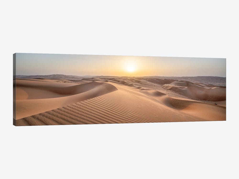 Rub' Al Khali (Rub Al-Chali) Desert At Sunset, Empty Quarter, Abu Dhabi, United Arab Emirates by Jan Becke 1-piece Art Print