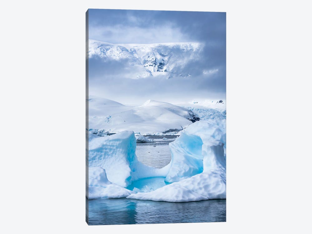 Icy Waters In Antarctica, Antarctic Peninsula, Southern Polar Ocean by Jan Becke 1-piece Canvas Print