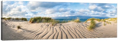Sand Dunes At The North Sea Coast Canvas Art Print - Sylt Art