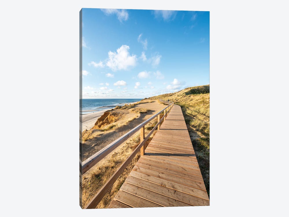Dune Landscape Along The Rotes Kiiff On Sylt by Jan Becke 1-piece Canvas Art