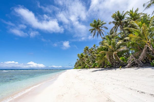 Tropical Beach On Guam, Us Territory