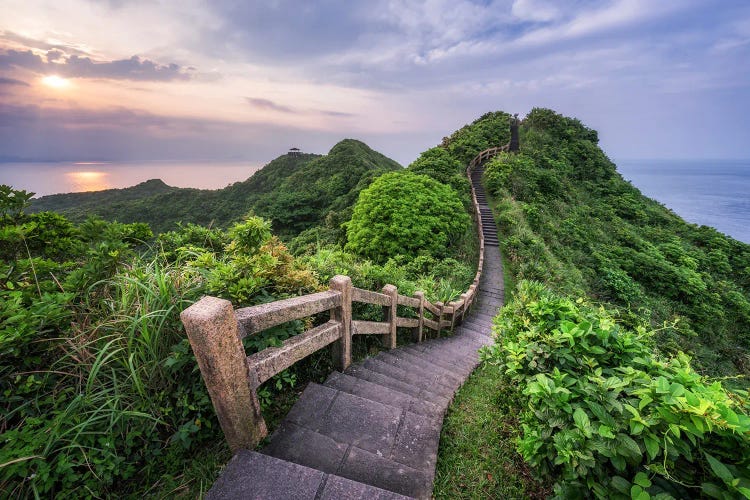 Bitou Cape At Sunset, Ruifang District, New Taipei, Taiwan, Republic Of China