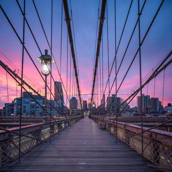 Canvas Print: Brooklyn Sunrise by Jan Becke
