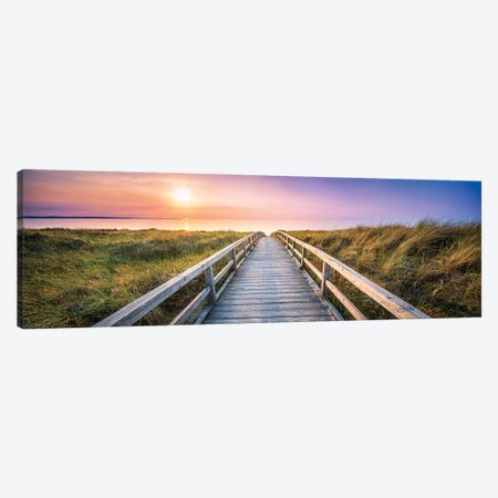 Dunes Panorama At Sunset Canvas Print #JNB27} by Jan Becke Canvas Artwork