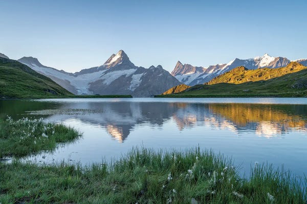 Switzerland: Bachalpsee Lake At Sunrise, Grindelwald, Swiss Alps, Switzerland by Jan Becke