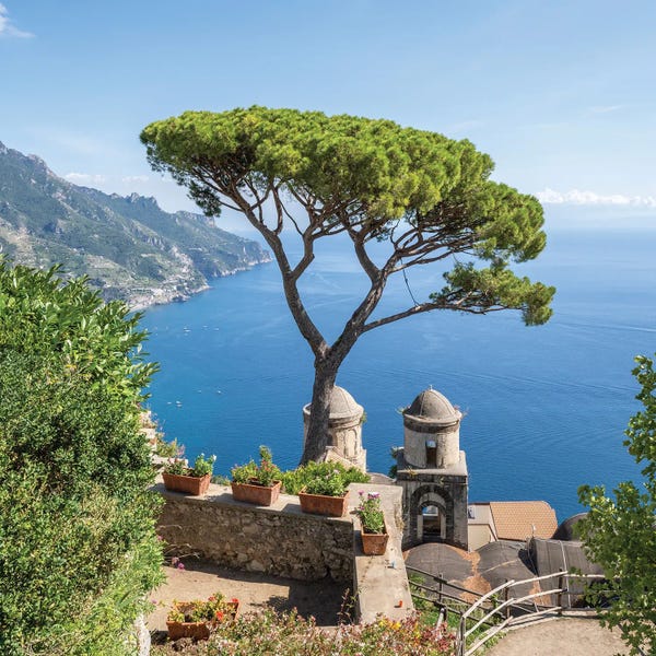 Amalfi Coast: View From Ravello, Amalfi Coast, Campania, Italy by Jan Becke