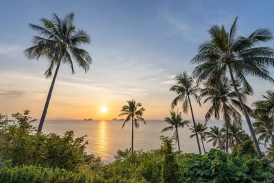 Koh Samui (Ko Samui) Sunset, Thailand by Jan Becke multi panel art