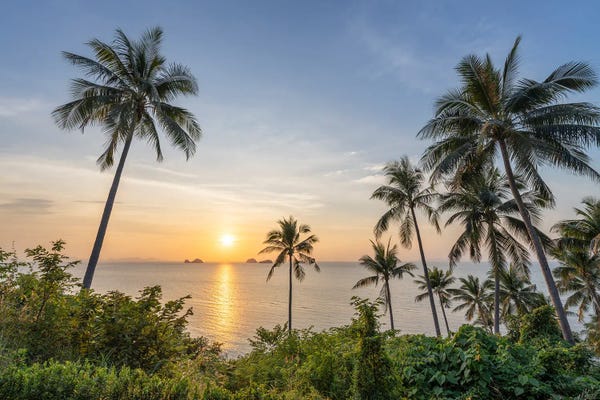 Fine Art Print: Koh Samui (Ko Samui) Sunset, Thailand by Jan Becke