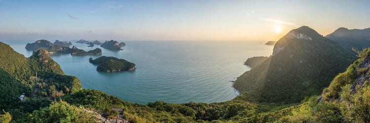 Sunrise Panorama At Mu Ko Ang Thong National Park, Thailand by Jan Becke wall art