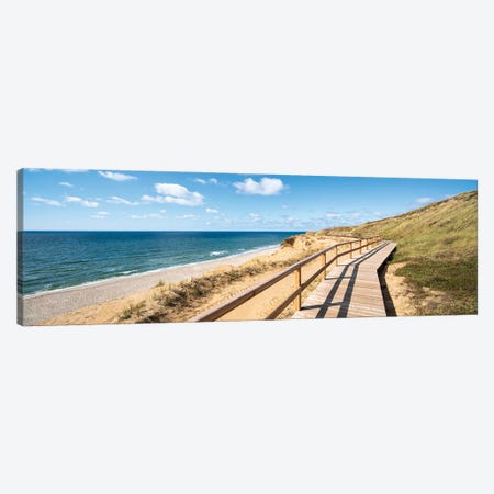 Panoramic View Of The Rotes Kliff On Sylt Canvas Print #JNB294} by Jan Becke Canvas Print