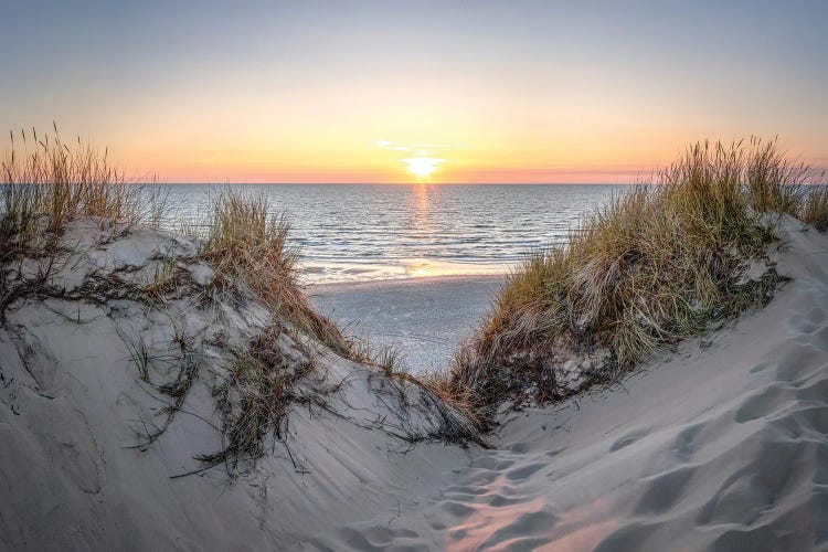 Sunset At The Dune Beach, North Sea, Sylt