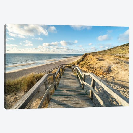 At The Rotes Kliff On Sylt Canvas Print #JNB303} by Jan Becke Canvas Art