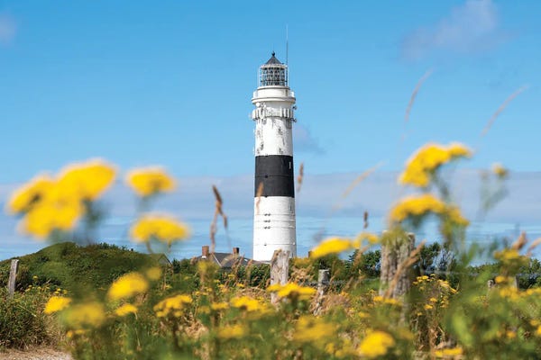 Lighthouses: Lighthouse Kampen In Summer by Jan Becke