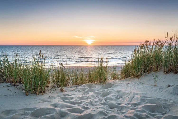 Beautiful Sunset At The Beach