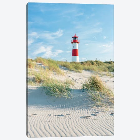 Lighthouse List Ost, Sylt, Schleswig-Holstein, Germany Canvas Print #JNB308} by Jan Becke Canvas Wall Art