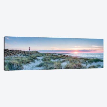 Sunset At The Dune Beach, Sylt, Schleswig-Holstein, Germany Canvas Print #JNB314} by Jan Becke Canvas Artwork