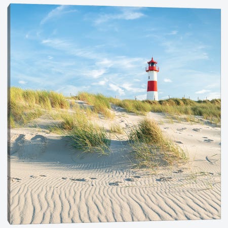 Lighthouse List Ost On The Island Of Sylt, Schleswig-Holstein, Germany Canvas Print #JNB331} by Jan Becke Canvas Art Print