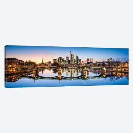 Frankfurt, Germany Skyline Canvas Print by Michael Tompsett | iCanvas