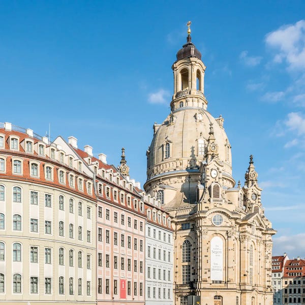 Frauenkirche at the Neumarkt in Dresden