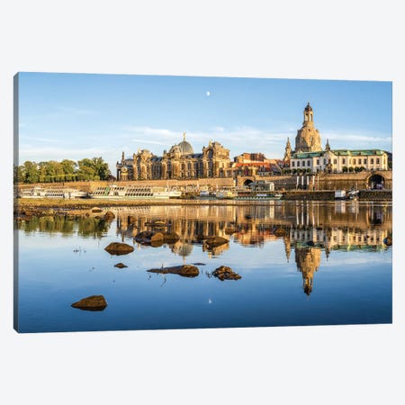 Dresden skyline with Frauenkirche, Saxony, Germany Canvas Print #JNB454} by Jan Becke Canvas Print