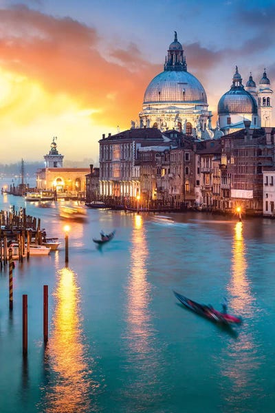 City Sunrises & Sunsets: Grand Canal III by Jan Becke