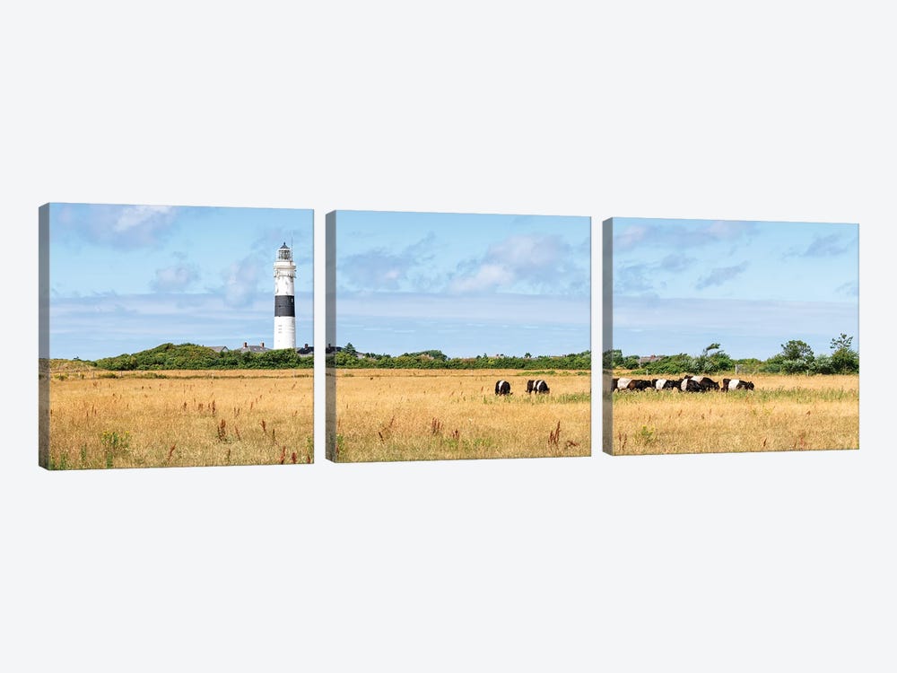 Lighthouse Kampen on the island of Sylt, Schleswig-Holstein, Germany by Jan Becke 3-piece Art Print