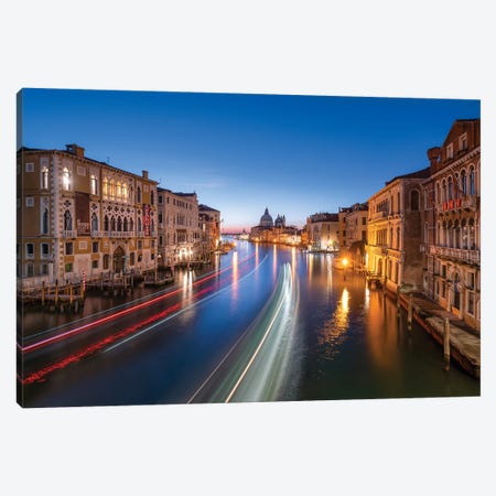 Grand Canal In Venice Canvas Print #JNB47} by Jan Becke Canvas Wall Art