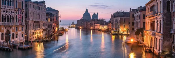 Coastal Villages & Towns: Grand Canal In Venice, Italy by Jan Becke