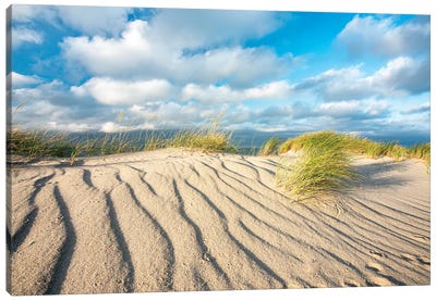 Dune beach at the North Sea coast Canvas Art Print - Sylt Art