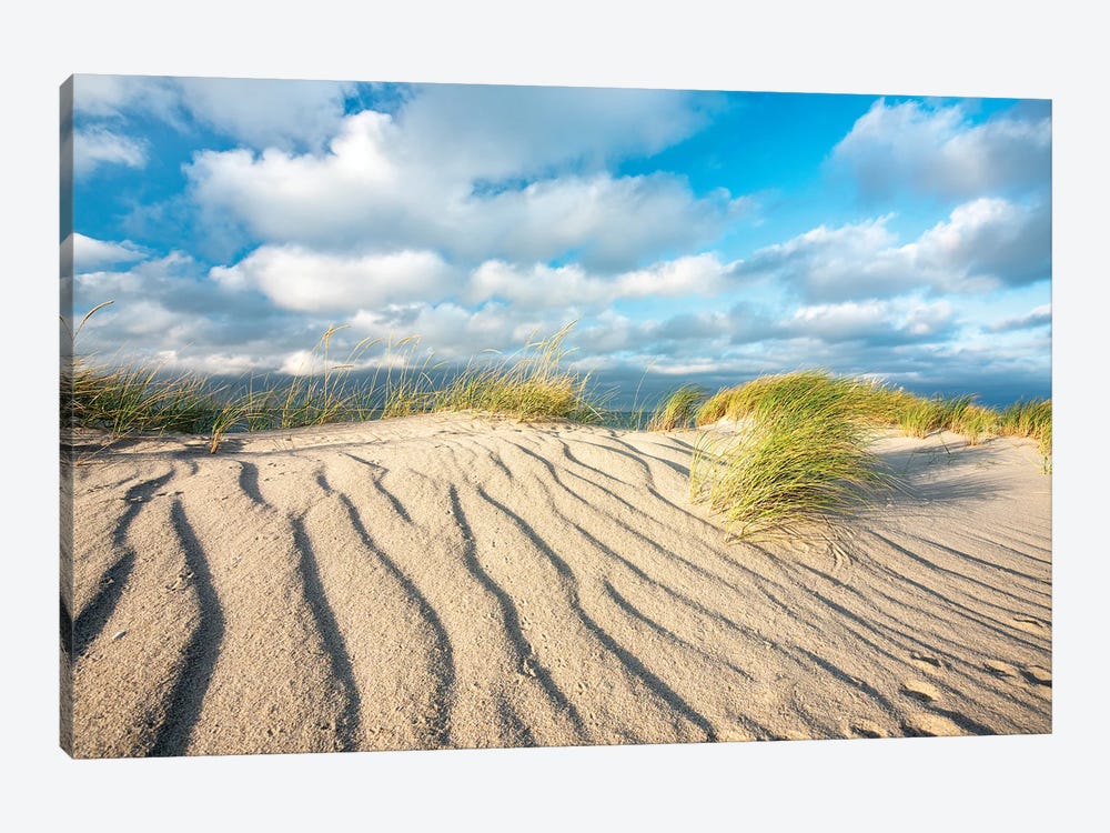 Dune beach at the North Sea coast by Jan Becke 1-piece Art Print