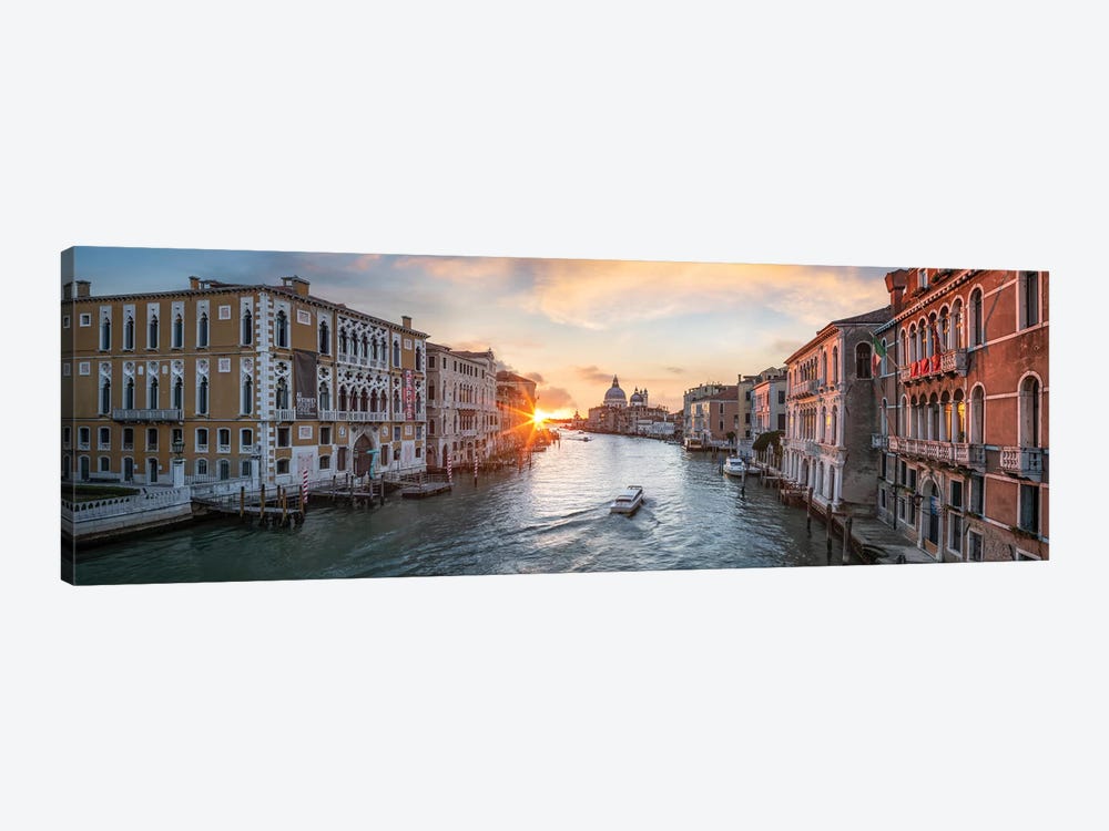 Grand Canal Panorama In Venice, Italy by Jan Becke 1-piece Canvas Art