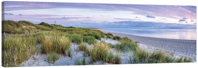 Dune beach panorama, Sylt, Schleswig-Holstein, Germany Canvas Art Print - Sylt Art