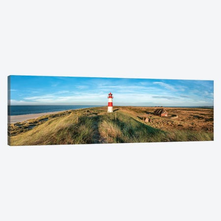 Lighthouse List Ost panorama, Island of Sylt, Schleswig-Holstein, Germany Canvas Print #JNB503} by Jan Becke Canvas Art