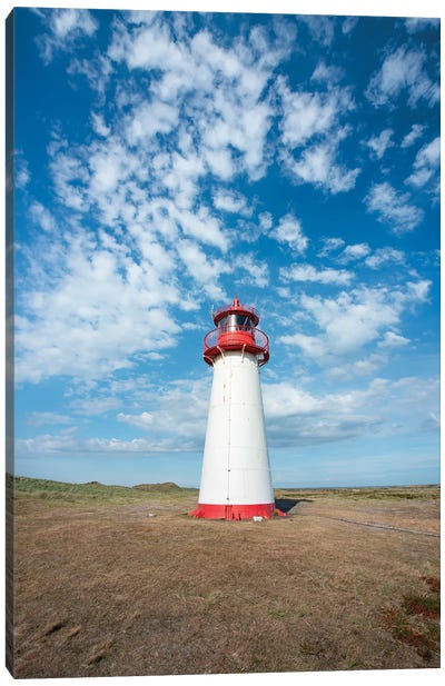 Lighthouse List West on the island of Sylt, Schleswig-Holstein, Germany Canvas Art Print - Sylt Art
