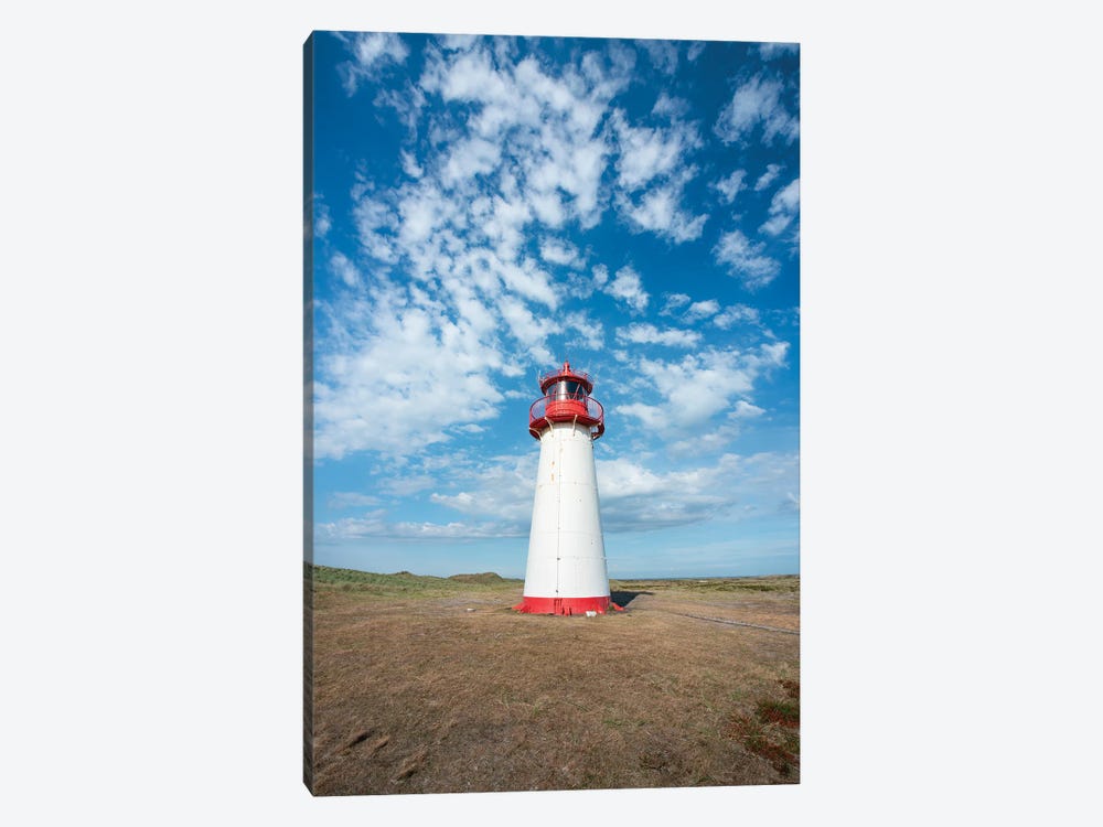 Lighthouse List West on the island of Sylt, Schleswig-Holstein, Germany by Jan Becke 1-piece Canvas Print