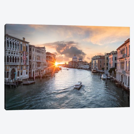 Grand Canal, Venice I Canvas Print #JNB50} by Jan Becke Canvas Artwork