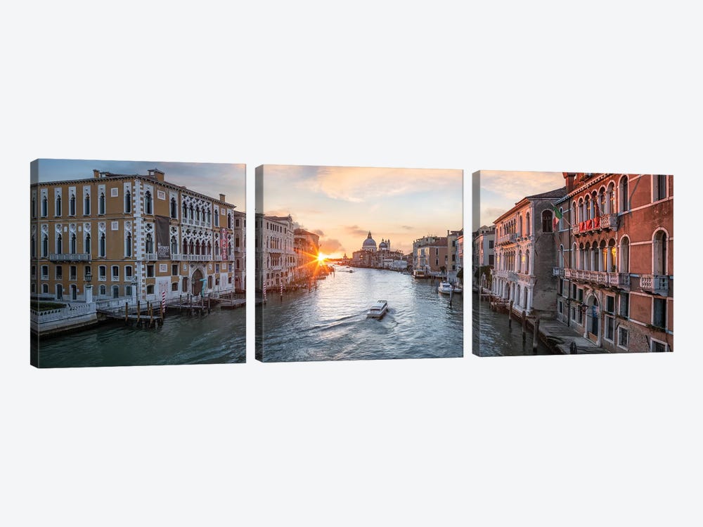 Grand Canal, Venice II by Jan Becke 3-piece Art Print