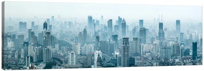 Shanghai skyline panorama Canvas Art Print - Shanghai Art