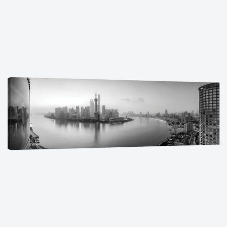 Pudong skyline panorama, Shanghai, China Canvas Print #JNB562} by Jan Becke Canvas Art
